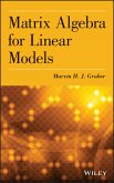 Matrix Algebra for Linear Models (eBook, ePUB)