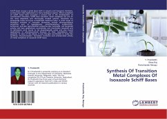 Synthesis Of Transition Metal Complexes Of Isoxazole Schiff Bases - Prashanthi, Y.;Raj, Shiva;Merugu, Ramchander