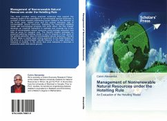 Management of Nonrenewable Natural Resources under the Hotelling Rule - Atewamba, Calvin