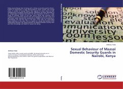 Sexual Behaviour of Maasai Domestic Security Guards in Nairobi, Kenya - Tukai, Anthony