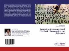 Formative Assessment and Feedback : Recognizing the Relevance - Srivastava, Tripti;Waghmare, Lalitbhushan