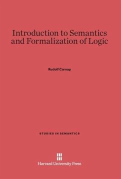 Cover Introduction to Semantics and Formalization of Logic