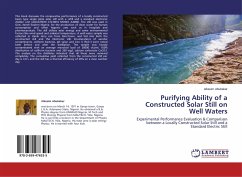 Purifying Ability of a Constructed Solar Still on Well Waters