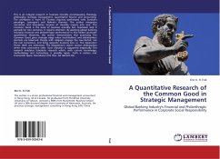 A Quantitative Research of the Common Good in Strategic Management