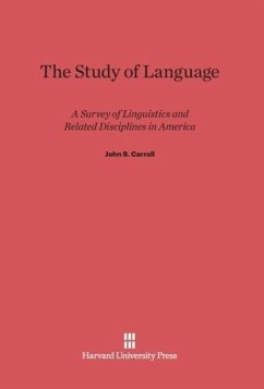 The Study of Language - Carroll, John B.