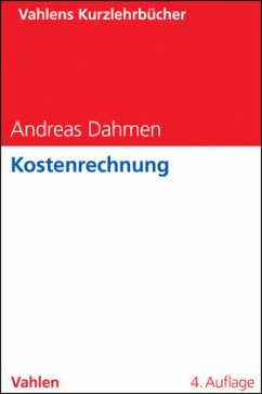 Kostenrechnung - Dahmen, Andreas