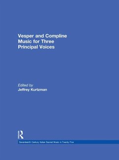 Vesper and Compline Music for Three Principal Voices (eBook, ePUB) - Kurtzman, Jeffrey