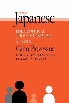 Recent Japanese Philosophical Thought 1862-1994 (eBook, PDF) - Piovesana, Gino K.