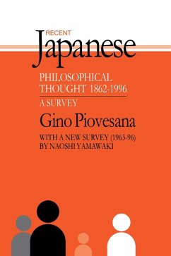 Cover Recent Japanese Philosophical Thought 1862-1994 (eBook, ePUB)