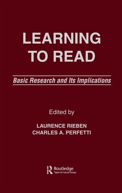 Learning To Read (eBook, ePUB)