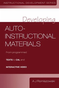 Cover Developing Auto-instructional Materials (eBook, ePUB)