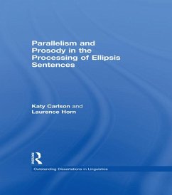 Cover Parallelism and Prosody in the Processing of Ellipsis Sentences (eBook, ePUB)
