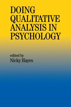 Doing Qualitative Analysis In Psychology (eBook, PDF) Cover Doing Qualitative Analysis In Psychology (eBook, PDF)
