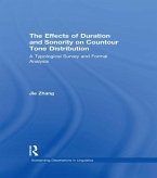 The Effects of Duration and Sonority on Countour Tone Distribution (eBook, ePUB)