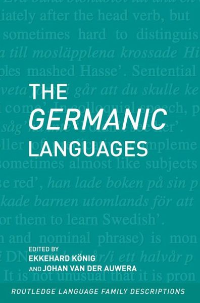 The Germanic Languages (eBook, PDF)