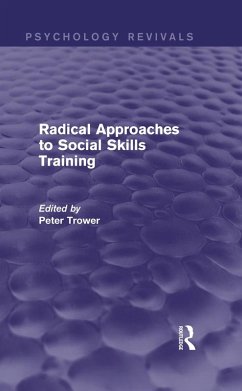 Cover Radical Approaches to Social Skills Training (Psychology Revivals) (eBook, PDF)
