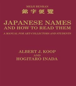 Japanese Names and How to Read Them (eBook, PDF) - Inada, H.; Koop, A. J.