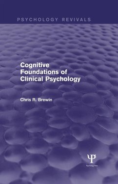 Cover Cognitive Foundations of Clinical Psychology (eBook, ePUB)