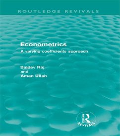 Econometrics (Routledge Revivals) (eBook, PDF) - Raj, Baldev; Ullah, Aman