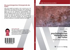 Cover Die psychologischen Hintergründe der Folter