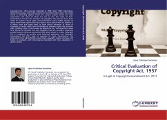 Critical Evaluation of Copyright Act, 1957