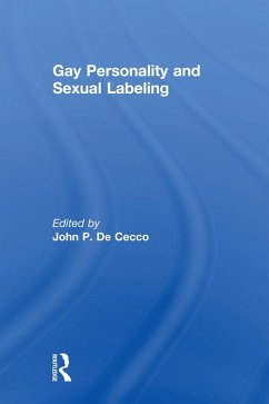 Cover Gay Personality And Sexual Labeling (eBook, ePUB)