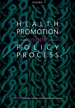 Cover Health Promotion and the Policy Process (eBook, PDF)