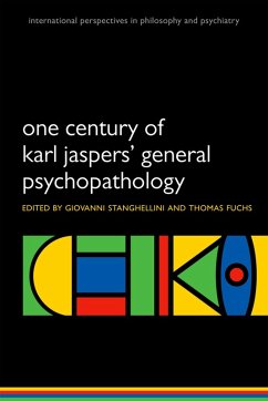 Cover One Century of Karl Jaspers' General Psychopathology (eBook, PDF)