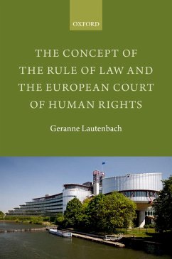 Cover The Concept of the Rule of Law and the European Court of Human Rights (eBook, PDF)