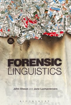 Forensic Linguistics (eBook, ePUB) - Olsson, John; Luchjenbroers, June