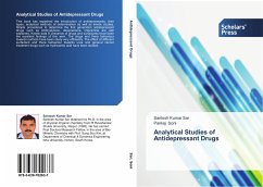 Analytical Studies of Antidepressant Drugs - Sar, Santosh Kumar;Soni, Pankaj