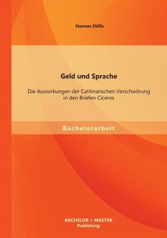 Geld und Sprache: Die Auswirkungen der Catilinarischen Verschwörung in den Briefen Ciceros - Dölle, Hannes