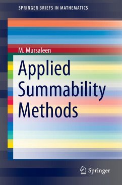 Applied Summability Methods - Mursaleen, M.