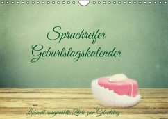 Spruchreifer Geburtstagskalender (Wandkalender immerwährend DIN A4 quer) - Hultsch, Heike