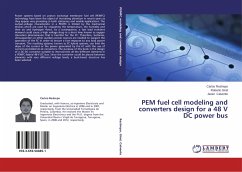 PEM fuel cell modeling and converters design for a 48 V DC power bus