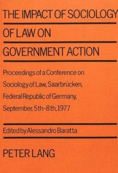The Impact of Sociology of Law on Government Action