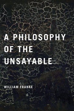 Cover A Philosophy of the Unsayable