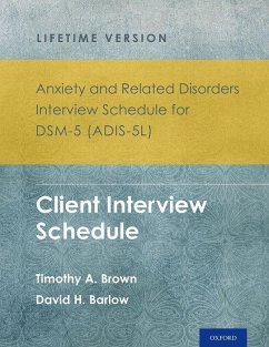 Anxiety and Related Disorders Interview Schedule for Dsm-5(r) (Adis-5l) - Lifetime Version - Brown, Timothy A; Barlow, David H