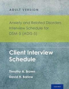 Anxiety and Related Disorders Interview Schedule for Dsm-5 (Adis-5)(R) - Adult Version - Brown, Timothy A; Barlow, David H