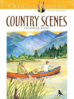 Country Scenes Coloring Book - Barlowe, Dot