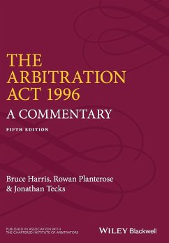 The Arbitration ACT 1996 - Harris, Bruce; Planterose, Rowan; Tecks, Jonathan