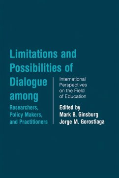 Limitations and Possibilities of Dialogue among Researchers, Policymakers, and Practitioners (eBook, PDF)