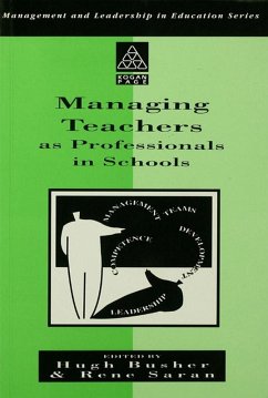Cover Managing Teachers as Professionals in Schools (eBook, PDF)