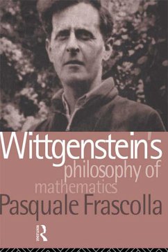 Wittgenstein's Philosophy of Mathematics (eBook, PDF) - Frascolla, Pasquale