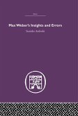 Max Weber's Insights and Errors (eBook, ePUB)