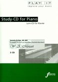 Study-Cd For Piano - Sonate D-Dur,Kv 381