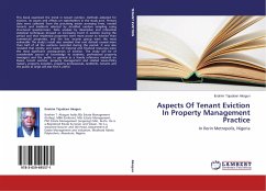 Aspects Of Tenant Eviction In Property Management Practice - Akogun, Ibrahim Tajudeen