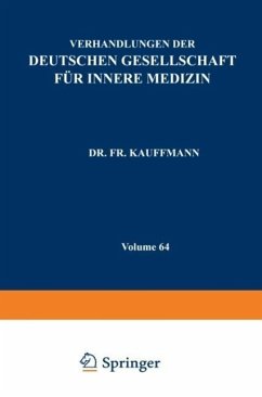 Verhandlungen der Deutschen Gesellschaft für Innere Medizin - Kauffmann, Fr.