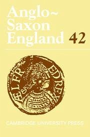 Cover Anglo-Saxon England: Volume 42