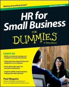 HR for Small Business for Dummies - Australia - Maguire, Paul